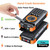 5-in-1 Solar Power Bank Hand Crank Generator 50000mAh,Fast Charge External Battery Pack,4 Built-in Cables,Wireless & Laser Light