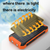 Solar Power Bank 50000mAh IP66 Waterproof  Charger/4 Outputs/QI Wireless Charging/Powerful Flashlight for Hiking Travel、Outdoor