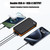 Long-life Solar Power Bank Portable Solar Power Supply Long-lasting Low Self-discharge Compatible with IOS Android USB-A & USB-C