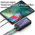 New 50000/100000mAh Solar Power Bank 5V Dual USB Fast Charging Portable Solar Charger With LED Flashlight For Cell Phone