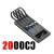 200000mAh Solar Power Bank Super Fast Charging 4in1 USB TypeC 4 Cables LED Light Solar Outdoor Ultra Capacity For iPhone Samsung