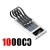 200000mAh Solar Power Bank Super Fast Charging 4in1 USB TypeC 4 Cables LED Light Solar Outdoor Ultra Capacity For iPhone Samsung