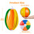 3/6/12/24Beach Balls Bulk, Inflatable Pool Toys Beach Toys for Kids Beach Balls for Summer Water Games
