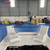 Portable Inflatable Floating Ocean Sea Swimming Pool with Chair / Inflatable Yacht slide Dock Platform