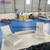 Portable Inflatable Floating Ocean Sea Swimming Pool with Chair / Inflatable Yacht slide Dock Platform