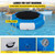 Inflatable Water Trampoline PVC Tarpaulin Floated Bounce Platform Smooth and Waterproof Surface W/ Ladder For Pool Ocean