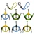 1pc Tow Rope Connector 46cm/2.4m Tubing Tow Rope Quick Hook  For Tubing Boat/Canoe/Rowing Rope Inflatable Float Connector