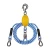 1pc Tow Rope Connector 46cm/2.4m Tubing Tow Rope Quick Hook  For Tubing Boat/Canoe/Rowing Rope Inflatable Float Connector