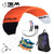 9KM 3.6m~4.5m 4 Line Power Kite Professional Parafoil Traction Kite with Bar Kitesurfing Equipment for TURNING JUMPING