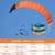 9KM 3.6m~4.5m 4 Line Power Kite Professional Parafoil Traction Kite with Bar Kitesurfing Equipment for TURNING JUMPING