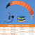 9KM 3.6m~4.5m 4 Line Power Kite Professional Parafoil Traction Kite with Bar Kitesurfing Equipment for TURNING JUMPING