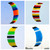 Dual Line Stunt flying power Kite rainbow large soft kites for adults stingray kite ripstop nylon fabric kite reel Air rifle koi