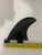 2 PCS GL Surfboard Fins Black/White Nylon Plastic Twin Tab Base Side Fin Surfing Fins