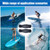 Kiteboard Foot Straps Kiteboard Foot Cover Fixing Strap PU Leather Fabric Surf Board Accessories For Beach Activity And