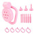 Male Penis Chastity Cage Set Small Chastity Cage 5 Cock Rings With Urethral Sound Plug Penis Bondage Slave Man Sex Toy