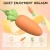 Cute Carrot Vibrating Powerful Mini Bullet 9 Modes for Women Clitoris Stimulator Dildo Adult Sex Toy  Anal Massage Vibrator