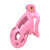New Color Male Penis Lock Chastity Cage with Lock and 4 Rings Resin Virginity for Men Couple Breathable Cock Ring Penis Restrain