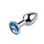 Stainless Steel Heart Anal Plug Reusable Butt Plug with Gem for Beginners Adult Products