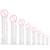 Super Cheap 7 Sizes 5 Colors Realistic Soft Jelly Dildo Suction Cup Adult Sex Toy for Women and Men Vaginal and Anal Masturbator
