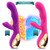 Suitable for women 2-in-1 vibrator 10 frequency dildo for women vaginal clitoris sucking vibrating masturbator adult products