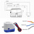 12V Auto Bilge Pump 1100GPH Submersible for Marine Yacht Boat Engine Rapid Water Drainage  Automatic Submersible Bilge Pump