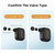 AIRBANK AS100 Mini Portable Bicycle Pump Rechargeable Air Inflator 100PSI Type-C Bike Accessories for Bike Schrader Presta Tires