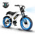 Qlife Spark D1 Electric Bike for Adults, 1500W Peak Motor 48V 10.4 Ah, 16" Fat Tires Electric Mountain Bike, 28 MPH 50Mi Range Off-Road Ebike with Full Suspension
