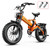 Cybervelo 20” Fat Tire 2000W Peak Motor Luxury Foldable ebike,48V Removable Battery E Bicycle, 35+ MPH 100+Miles Long Range EK6