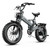 Cybervelo 20” Fat Tire 2000W Peak Motor Luxury Foldable ebike,48V Removable Battery E Bicycle, 35+ MPH 100+Miles Long Range EK6