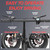 UPlee GE5 48V 15AH Battery EBike 30+MPH 250W Folding Electric Bike 30 Miles Max Range Electric Bike for Adults 14" Fat Tire
