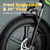 1000W Electric Bicycle for Adults, 20" Fat Tire Folding Ebike, 48V 20AH Removable Battery, 28+MPH All Terrain Electric Bike EK5