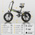 1000W Electric Bicycle for Adults, 20" Fat Tire Folding Ebike, 48V 20AH Removable Battery, 28+MPH All Terrain Electric Bike EK5
