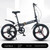 20-inch foldable derailleur bike for men, women, students & adults, disc brakes, portable commuting.