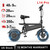 14'' Foldable Ebike 350W Brushless Motor 48V 9Ah Battery Electric Bicycle 22MPH Max Speed 28Miles Long Range for Adult