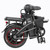 EU UK US Warehouse Cheap Mini Folding Electric Moped EBike 48V Lithium Battery Aluminum Alloy Frame From China Manufacturers