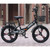 Portable Folding Variable Speed Bicycle 18-22 Inch for Teenagers Students Adults Urban Commuter Lightweight Foldable City Bike