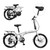 20-Inch Folding Bike, 7 Speed Foldable Bicycle for Adults – Easy Fold & Carry, Dual Disc Brakes, High Carbon Steel Frame, Front & Rear Fenders – Perfect for Commuting, Travel, Campus, Park Riding