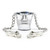 Nipple Clip Metal Chain Clip Clitoral Clip Adult Sex Toy Slave Bucket BDSM Small Water Bucket Silver Iron Chain Clip Suitable Fo