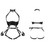 Female Soft Leather Bondage Clothes with Handcuffs Fitted Hollow Out Bondage Strap Adjustable Sex Party Costumes Bdsm Couple Sex