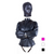 PU Leather Straitjacket Bondage Hood Mask BDSM Roleplay Clubwear Dog Cosplay Headgear Body Bondage Sex Toy for Women and Men
