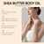 Butter Oil Body Oil Gentle Full Body Skin Nourishment Lightweight Rapid Absorption for Smooth Soft Skin