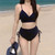 High Waist Bikini Women's Swimsuit Thermal Spring Separate Slimming Cover up Belly Fitn Swimming Wear Korean Trend