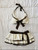 Summer Beige Lace Trim Bow Halter Skirted Bikini Set Beach Pool Vacation Cute Sweet Slim Y2K New Trendy Women's Swimsuit