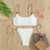 Sexy Ribbed Bikini for Women, Push Up Swimwear, Female Bikinis Set, Beachwear with Straps, Brazilian Bathing Suits, Swimsuits