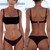 Brazilian Bikini 2022 Bathing Suit Women Swimsuit Plus Size Solid Swimwear Sexy Bandeau Bikini Set Push Up Maillot De Bain Femme