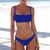 Brazilian Bikini 2022 Bathing Suit Women Swimsuit Plus Size Solid Swimwear Sexy Bandeau Bikini Set Push Up Maillot De Bain Femme