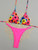 Trikini Printed Thong Bikinis 2026 Padded Swimsuit Women Sexy Brazilian Swimwear Female Bathers Bathing Swimming Swim Suit