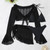 2026 Sexy Four-piece Women Swimsuit Long-sleeve Cover-up Swimwear Summer Solid Bikini Set Brazilian Beachwear Party bathing suit