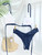 Sexy Folds Bikini Set Solid Micro Bikinis Women Swimsuit Female Triangle Swimwear Beach Wear Bathing Suit