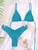 Sexy Folds Bikini Set Solid Micro Bikinis Women Swimsuit Female Triangle Swimwear Beach Wear Bathing Suit